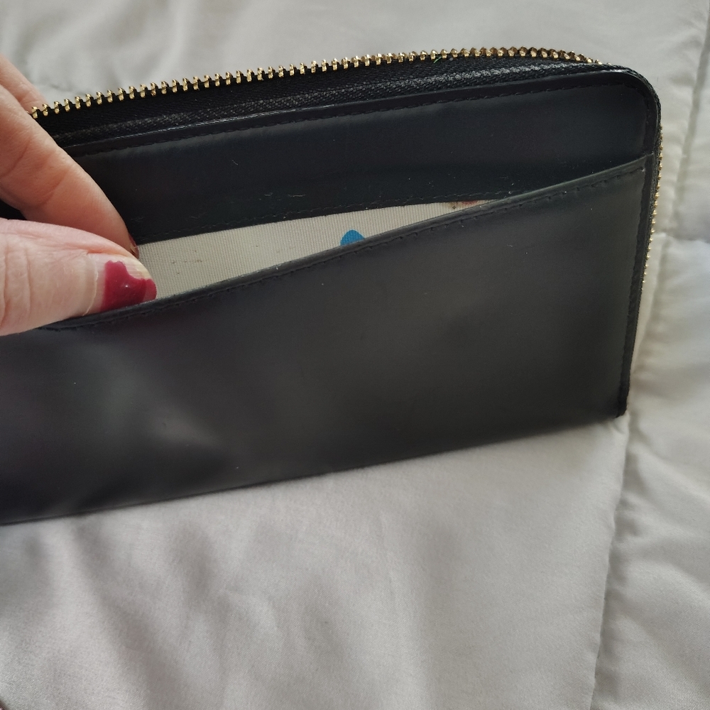 Kate Spade Black Zip-Around Wallet - Picture 7 of 9